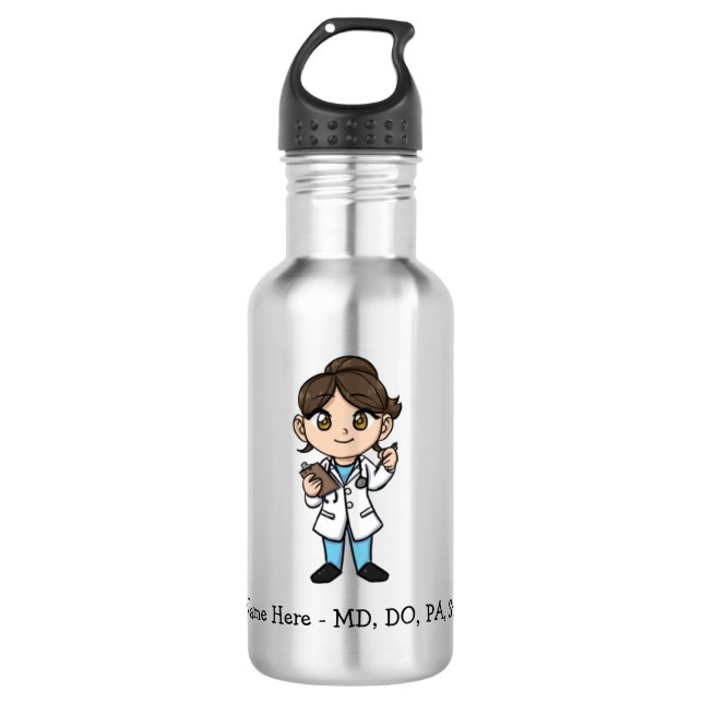 Botella De Agua Profesional médico personalizado (Anverso)