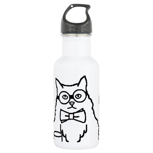 Botella De Agua Profesor Cat (Anverso)