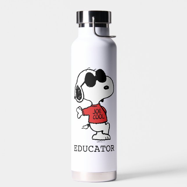 Botella De Agua Profesor "Joe Guay" Snoopy (Izquierdo)