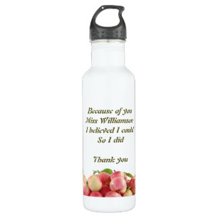 Botella De Agua Profesor  PORQUE CREÍA QUE PODRÍA.