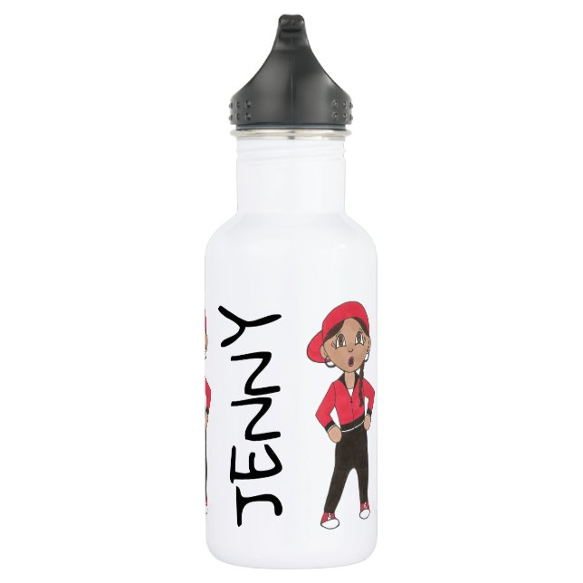 Botella De Agua Profesora de danza personalizada Hiphop Hip Hop Da (Derecha)