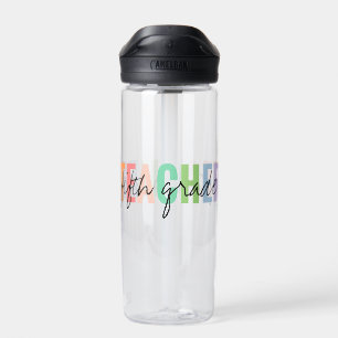 Botella De Agua Profesora de quinto grado