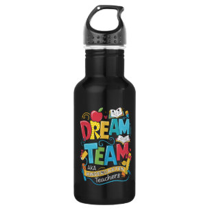 Botella De Agua Profesores de guardería de Dream Team de vuelta a 