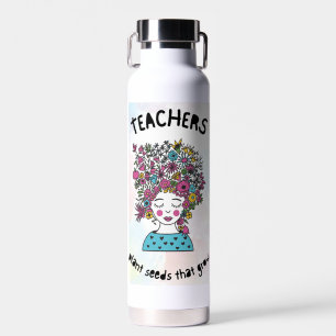Botella De Agua Profesores de Semillas Vegetales Gracias Regalo