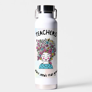 Botella De Agua Profesores de Semillas Vegetales Gracias Regalo