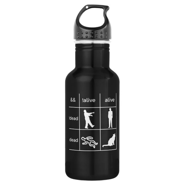 Botella De Agua Programador lógico booleano (Anverso)