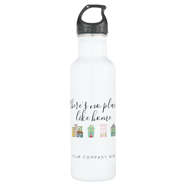 Botella De Agua Promoción de la empresa inmobiliaria (Anverso)