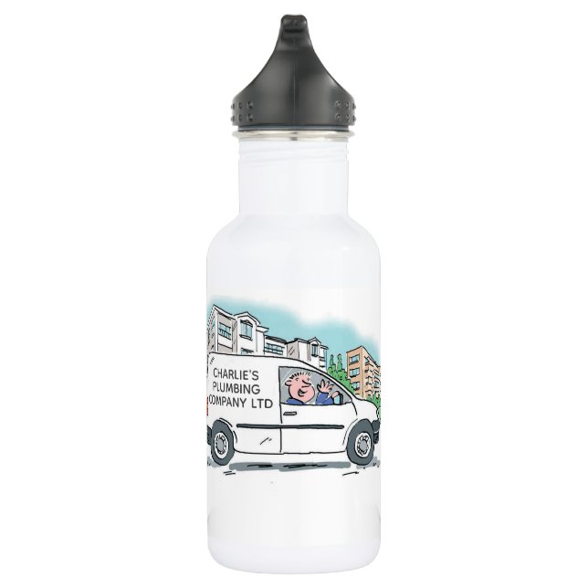 Botella De Agua Promoción de negocios de White Van Man (Derecha)