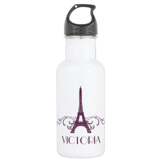 Botella De Agua Prosperar el morado francés