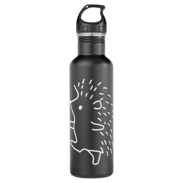 Botella De Agua Protección de los edgehog (Anverso)