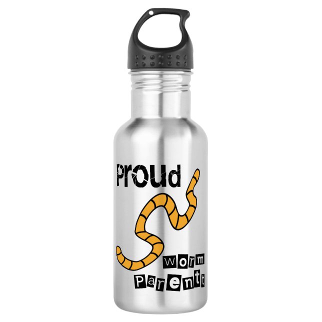 Botella De Agua Proud Worm Parent (Anverso)