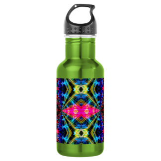 Botella de agua psicodélica de neón 1