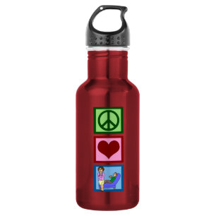 Botella De Agua Psicología del amor de la paz