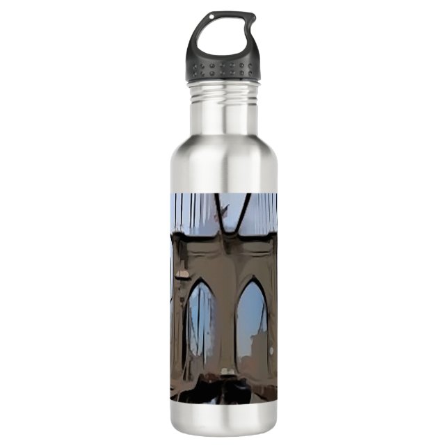 Botella De Agua Puente de Brooklyn (Anverso)