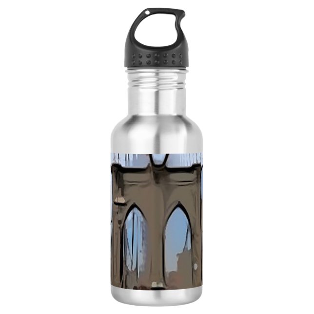 Botella De Agua Puente de Brooklyn (Anverso)