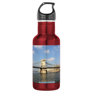 Botella De Agua Puente de cadena, Budapest, Hungría