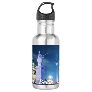 Botella De Agua Puente de piedra cerca de la Catedral de Berlín en