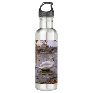Botella De Agua Puente Swans y Charles en Praga