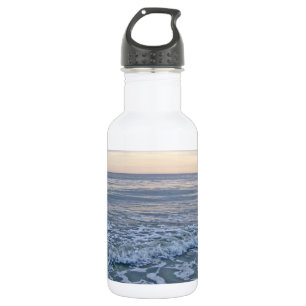 Botella De Agua Puesta de sol sobre las mareas