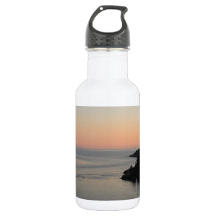 Botella De Agua Puesta del sol de la vista al mar de Washington