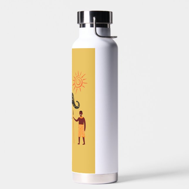 Botella De Agua Puesta en marcha del sol en África (Izquierdo)