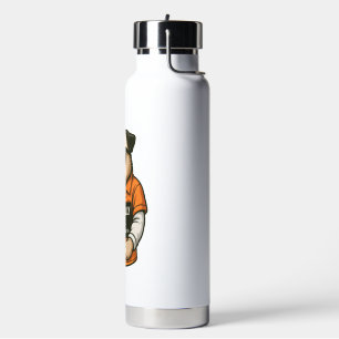 Botella De Agua Pug Criminalmente Genial � Diseño Divertido de Per