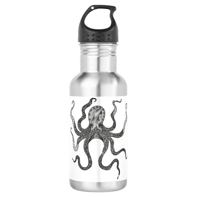 Botella De Agua Pulpo (Anverso)