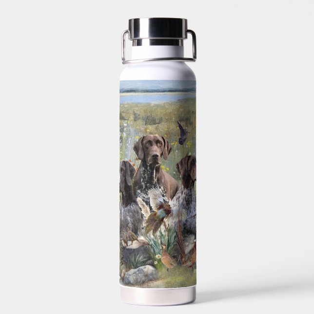 Botella De Agua Puntero de Shorthtransmitió alemán (Atrás)