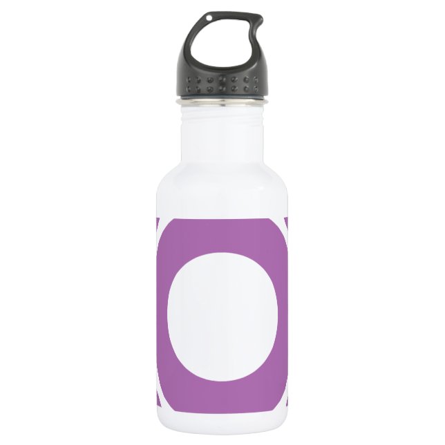 Botella De Agua Punto radiante 3 de la orquídea (Anverso)