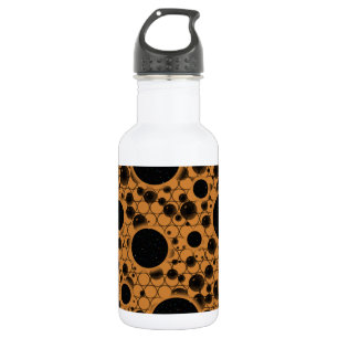 Botella De Agua Puntos de burbuja espacial - Bronce