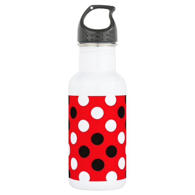Botella De Agua Puntos de polka (Anverso)