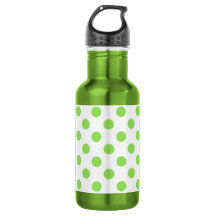 Puntos de polka blanco y limón