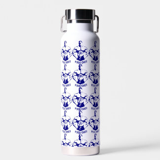 Botella De Agua Pure Power Bodybuilding Graphic - Silhouette Gym