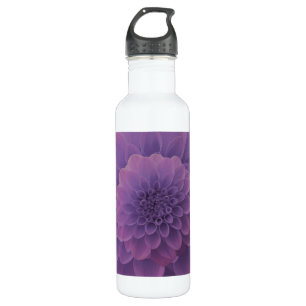 Botella De Agua Purple Dahlia