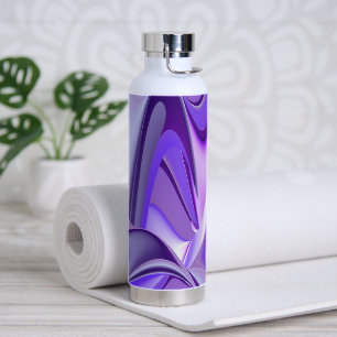 Botella De Agua Purple Flower Rainbow Dreams