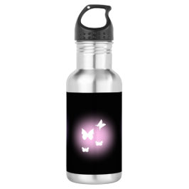 Botella De Agua ✨ Purple Glow y Butterflies 18 oz