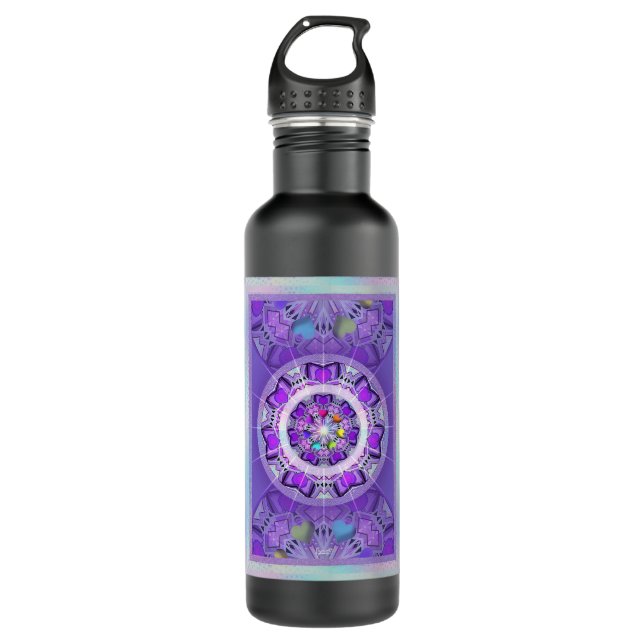 Botella De Agua Púrpura W2 (Anverso)