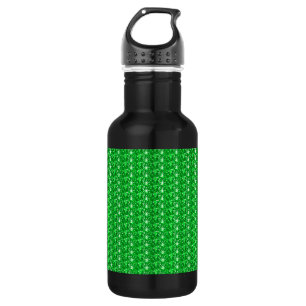 Botella De Agua Purpurina verde