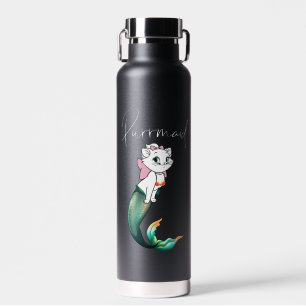 Botella De Agua Purrmaid de gatito de gatito de comadreja - Diseño