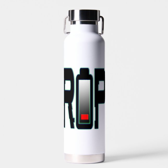 Botella De Agua QEPD Batería Thor Copper Vacuum Frasco Insultado (Delantero)