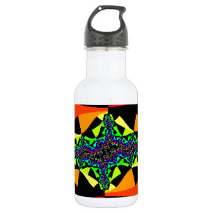 Botella De Agua Quasar tablero de ajedrez