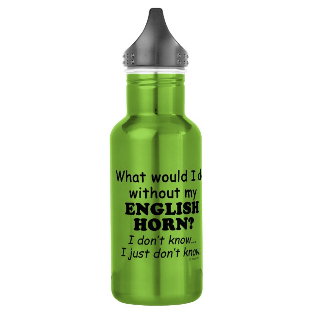 Botella De Agua Qué haría, Cuerno de Inglés (Izquierda)