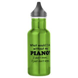 Botella De Agua Qué haría, Piano