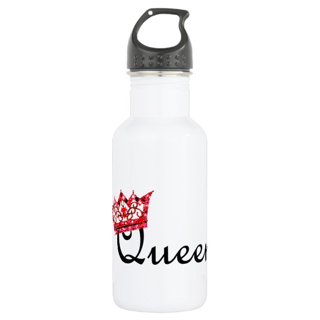 Botella de agua "Queen" (Anverso)