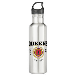 Botella De Agua Queens New York 1683 Black