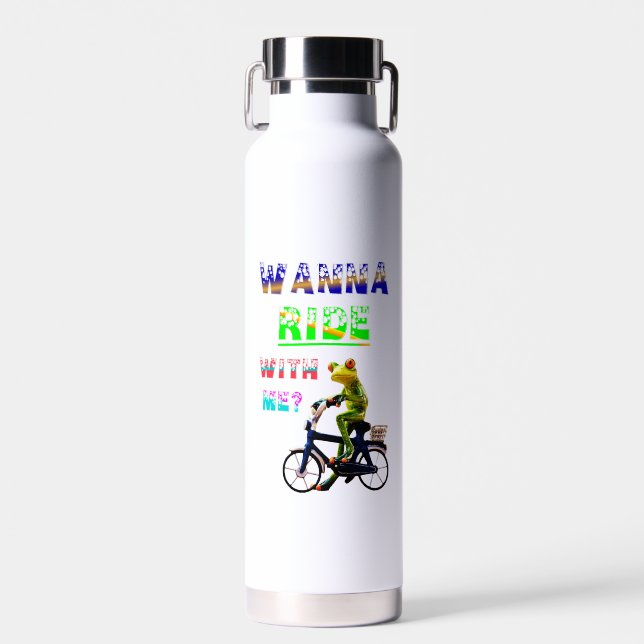 Botella De Agua Quiero andar conmigo (Delantero)