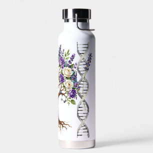 Botella De Agua Química y Biología de la Flora del Árbol Molecular