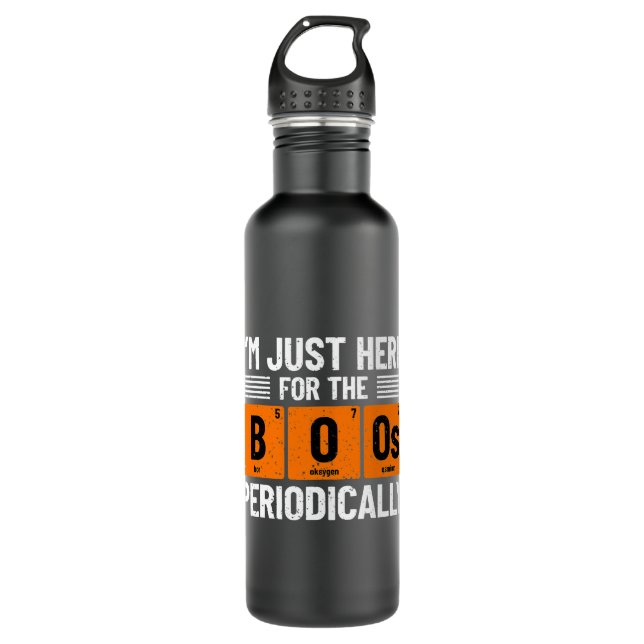 Botella De Agua Químico trabajo Química Halloween Químico Pun Chem (Anverso)