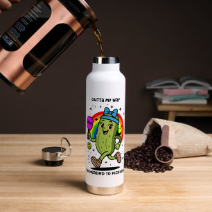 Botella De Agua ¡Quítate de mi camino, voy a jugar pickleball!