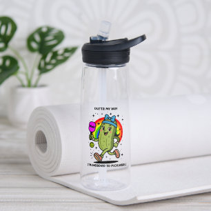 Botella De Agua ¡Quítate de mi camino, voy a jugar pickleball!